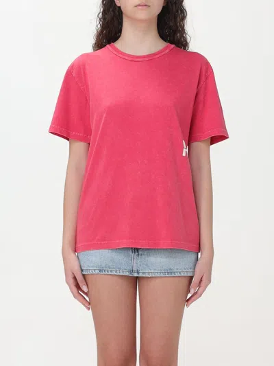 Alexander Wang T T-shirt T By Alexander Wang Woman Colour Cherry