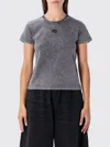 Alexander Wang T T-shirt T By Alexander Wang Woman Color Grey In Gray