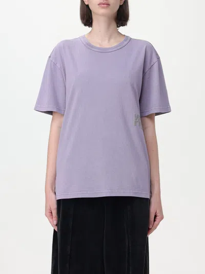 Alexander Wang T T-shirt T By Alexander Wang Woman Color Lavander