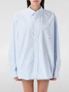 Alexander Wang T T By Alexander Wang Cotton Oxford Oversize Shirt In White
