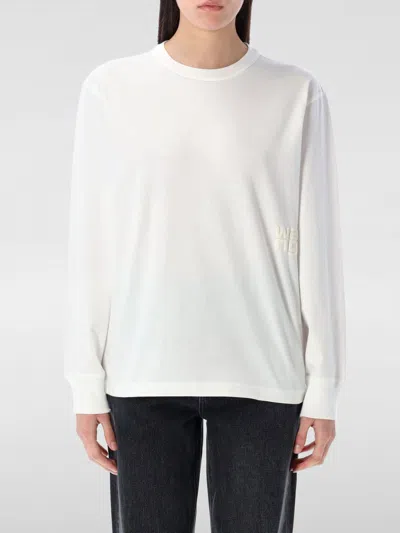 Alexander Wang T White Puff Logo Long Sleeve T-shirt