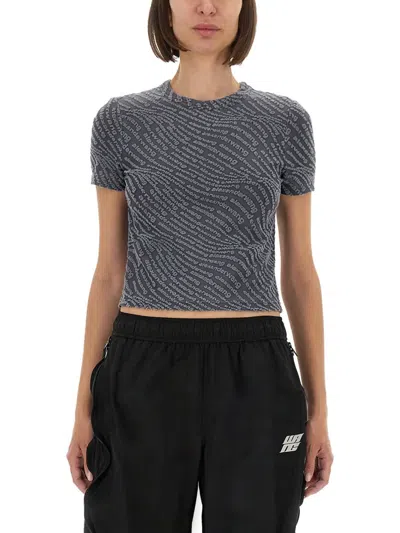 ALEXANDER WANG T T-SHIRT WITH LOGO