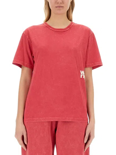 ALEXANDER WANG T T-SHIRT WITH LOGO