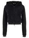 Alexander Wang T Terry Hoodie In Black