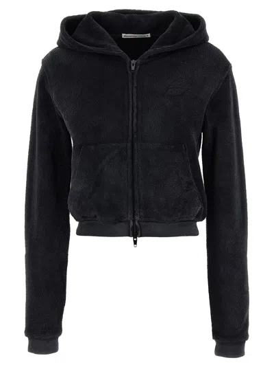 Alexander Wang T Terry Hoodie In Black