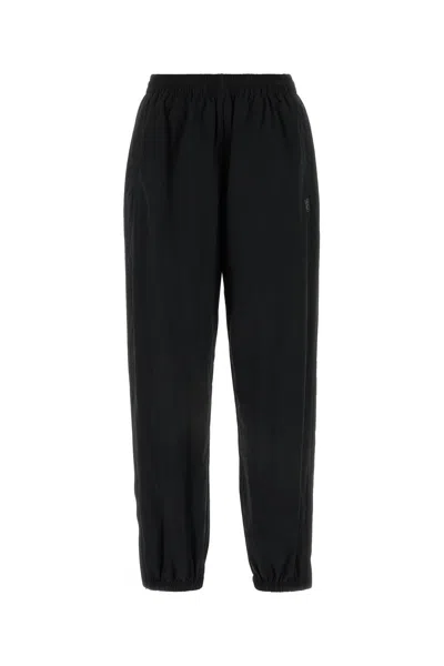 ALEXANDER WANG T T BY ALEXANDER WANG BLACK POLYESTER BLEND JOGGERS