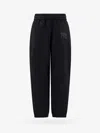 Alexander Wang T Jogging Cotton Trouser With Logo In Black