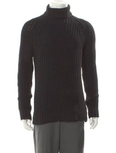 Pre-owned Alexander Wang T Turtleneck Long Sleeve Pullover In Gray