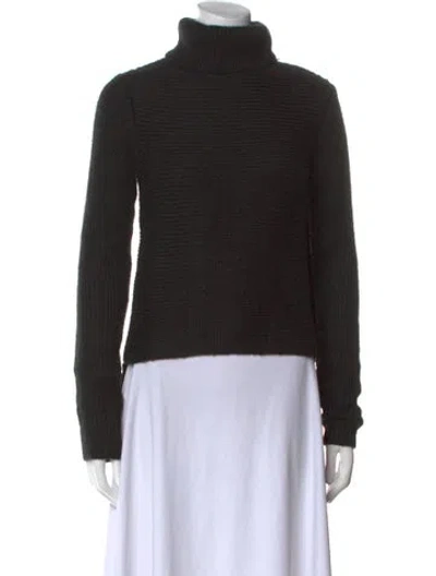Pre-owned Alexander Wang Turtleneck Sweater In Black