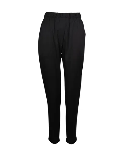 Alexander Wang T Twill Pants In Black Silk