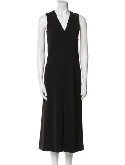 Pre-owned Alexander Wang T V-neck Jumpsuit In Black