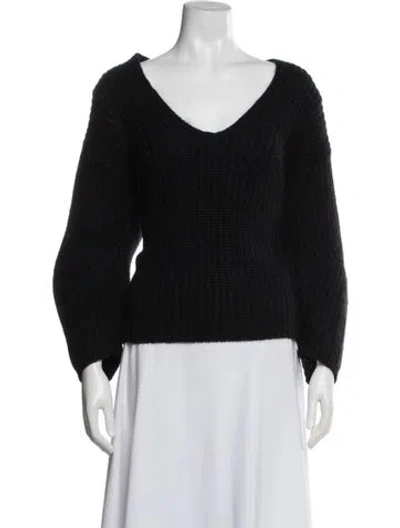 Pre-owned Alexander Wang V-neck Sweater In Blue