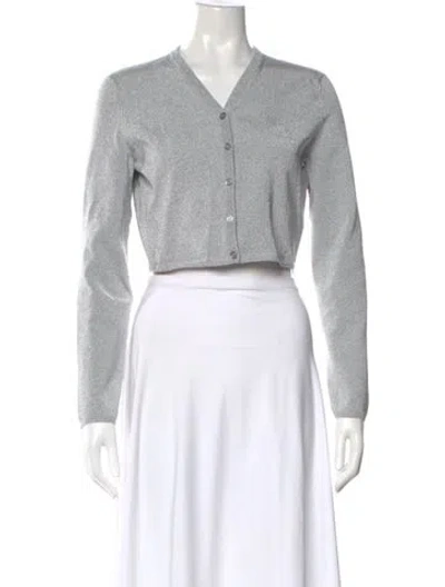 Pre-owned Alexander Wang T V-neck Sweater In Gray