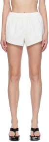 Alexander Wang T White Marathon Shorts In 100 White
