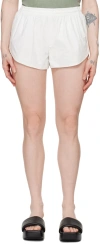 Alexander Wang T White Marathon Shorts In 100 White