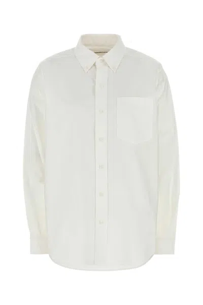 ALEXANDER WANG T WHITE OXFORD OVERSIZE SHIRT
