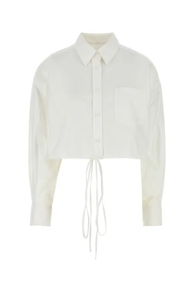 ALEXANDER WANG T WHITE OXFORD SHIRT