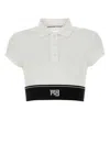 Alexander Wang T Cheerleader Polo Top-m Nd T By Alexander Wang Female In White