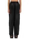 Alexander Wang T T By Alexander Wang Wide-fit Pants With Logo Detail