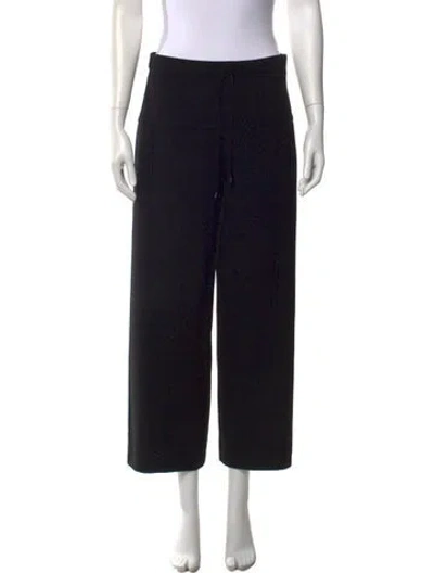 Pre-owned Alexander Wang T Wide Leg Pants In Black