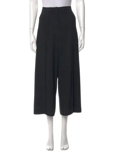 Pre-owned Alexander Wang Wide Leg Pants In Black