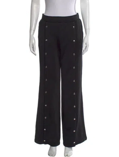 Pre-owned Alexander Wang Wide Leg Pants In Black