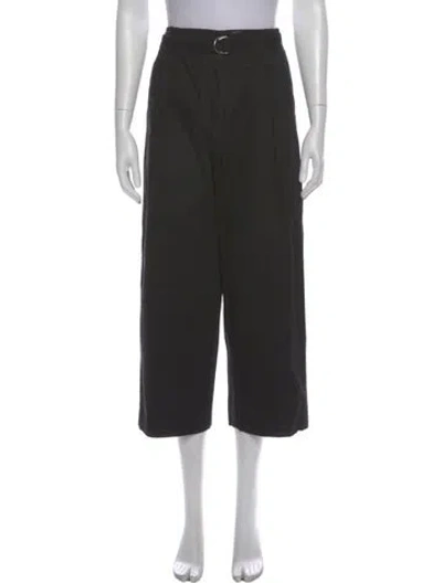 Pre-owned Alexander Wang Wide Leg Pants In Black