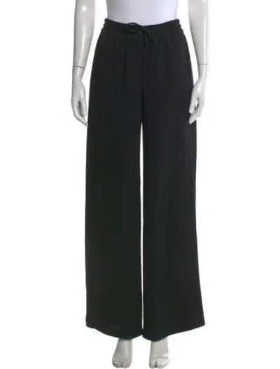 Pre-owned Alexander Wang Wide Leg Pants In Black
