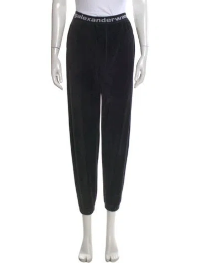 Pre-owned Alexander Wang Wide Leg Pants In Black