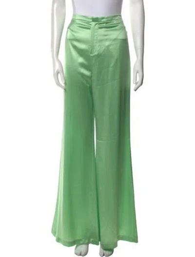 Pre-owned Alexander Wang Wide Leg Pants W/ Tags In Green