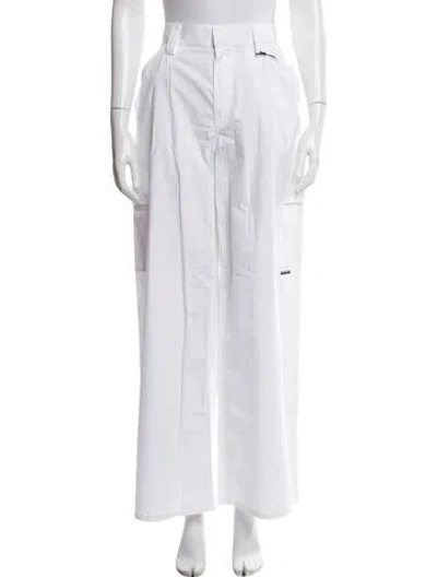 Pre-owned Alexander Wang T Wide Leg Pants In White