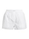 ALEXANDER WANG T WOMEN'S CLASSIC BOXER SHORTS