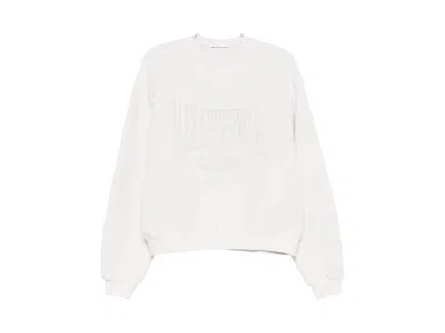 Pre-owned Alexander Wang T Women's T By Alexander Wang Graphic Crewneck Sweatshirt In White