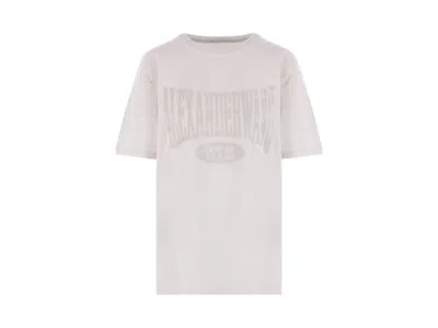 Pre-owned Alexander Wang T Women's T By Alexander Wang Graphic Short Sleeve T-shirt In White