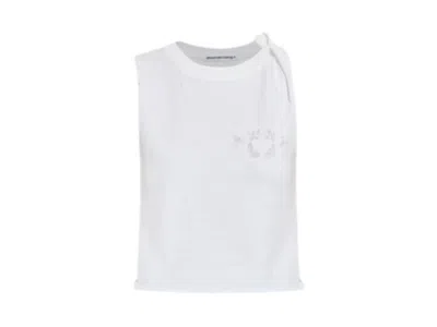 Pre-owned Alexander Wang T Women's T By Alexander Wang Graphic Twisted Muscle Tank Top In Lpink In Pink