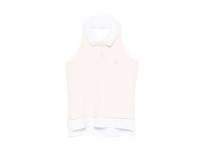 Pre-owned Alexander Wang T Women's T By Alexander Wang Layered Polo Shirt Mini Halter Top In Moss