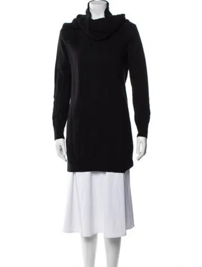 Pre-owned Alexander Wang Wool Cowl Neck Sweater In Black