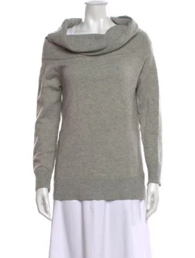 Pre-owned Alexander Wang Wool Cowl Neck Sweater In Gray