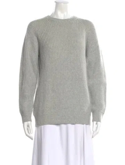 Pre-owned Alexander Wang Wool Crew Neck Sweater In Gray