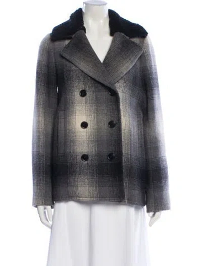 Pre-owned Alexander Wang T Wool Jacket In Black