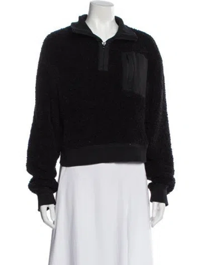 Pre-owned Alexander Wang Wool Long Sleeve Sweatshirt In Black