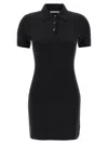 Alexander Wang T T By Alexander Wang Polo Dress In Black