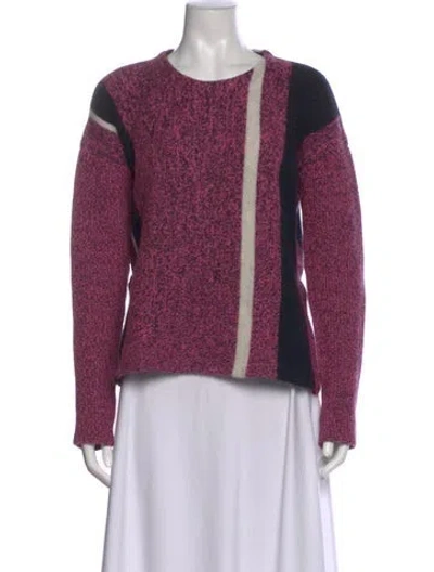 Pre-owned Alexander Wang Wool Printed Sweater In Pink