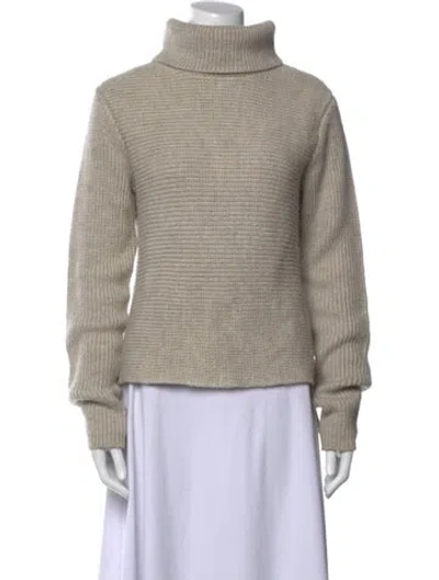 Pre-owned Alexander Wang T Wool Turtleneck Sweater In Gray