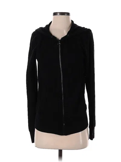 Pre-owned Alexander Wang T Zip Up Hoodie In Black