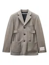 Alexander Wang Sakko Mit Lasche In Gray