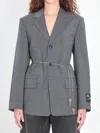 Alexander Wang Tailored Blazer With Chain Clothing