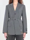 Alexander Wang Tailored Blazer With Chain Clothing