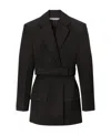 Alexander Wang Belted Blazer Mini Dress In Black