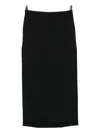 Alexander Wang Tailored Maxi Skirt In Black